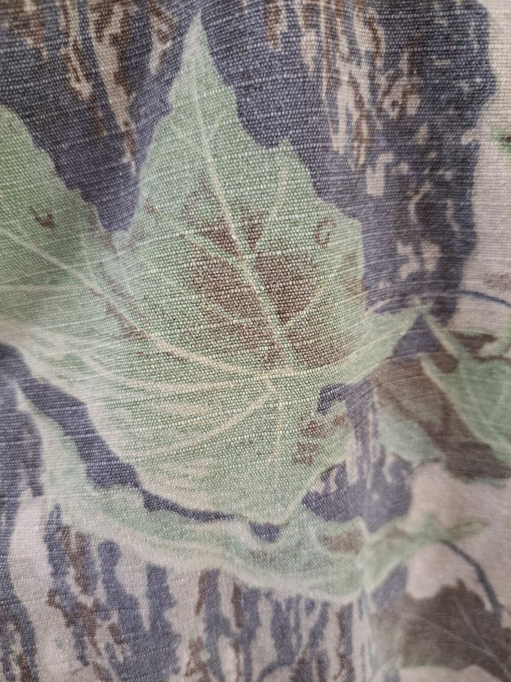 Vintage Woolrich Camo Cargo Pants Adjustable Waist Pockets Mens 36" Leaf Tree - Picture 2 of 13